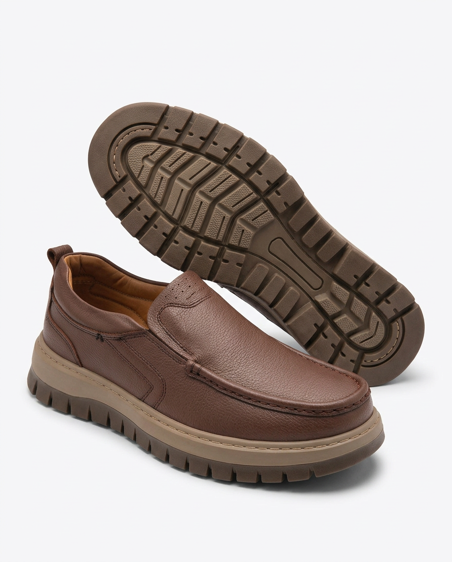 MOV Casual Boat Shoe - Mustard