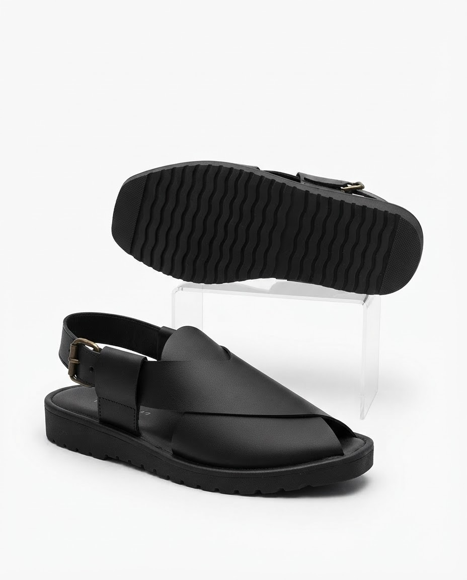 MOV Heritage Sandal - Black
