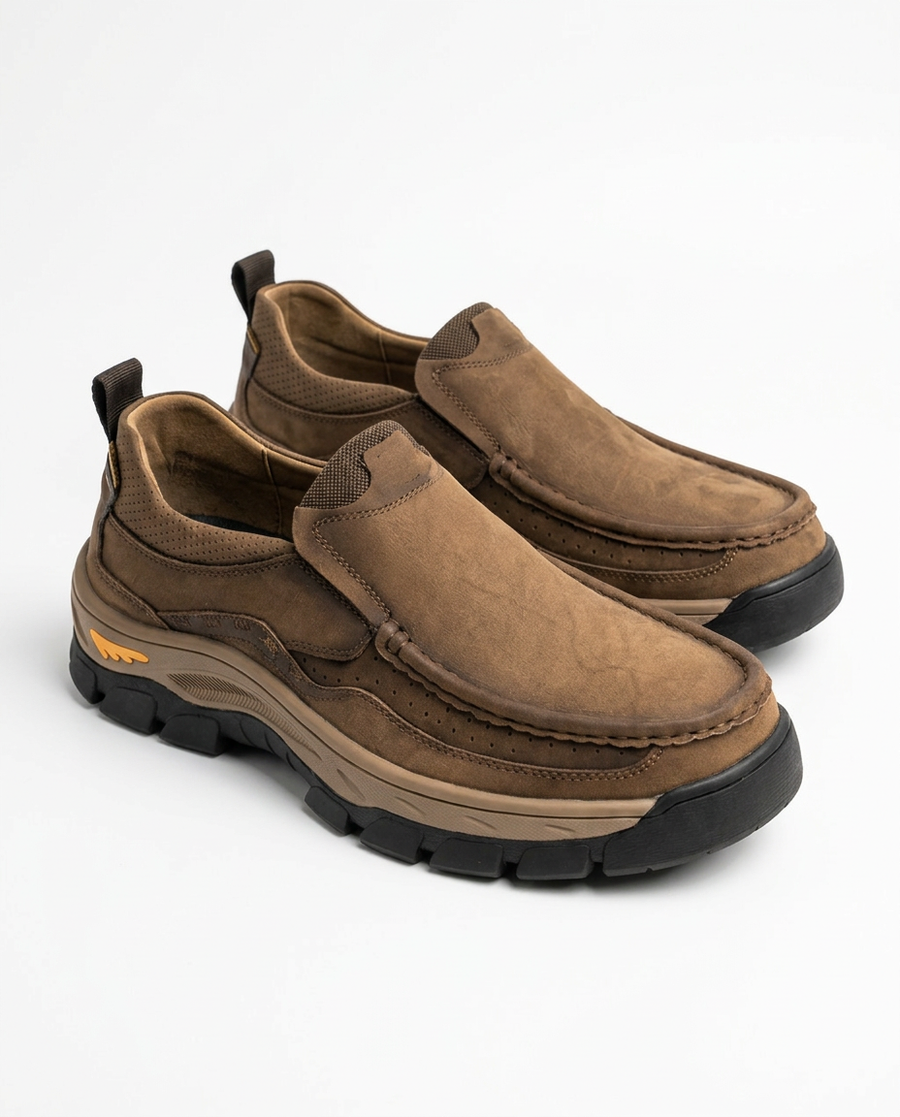MOV Casual Deck Shoe - Khaki