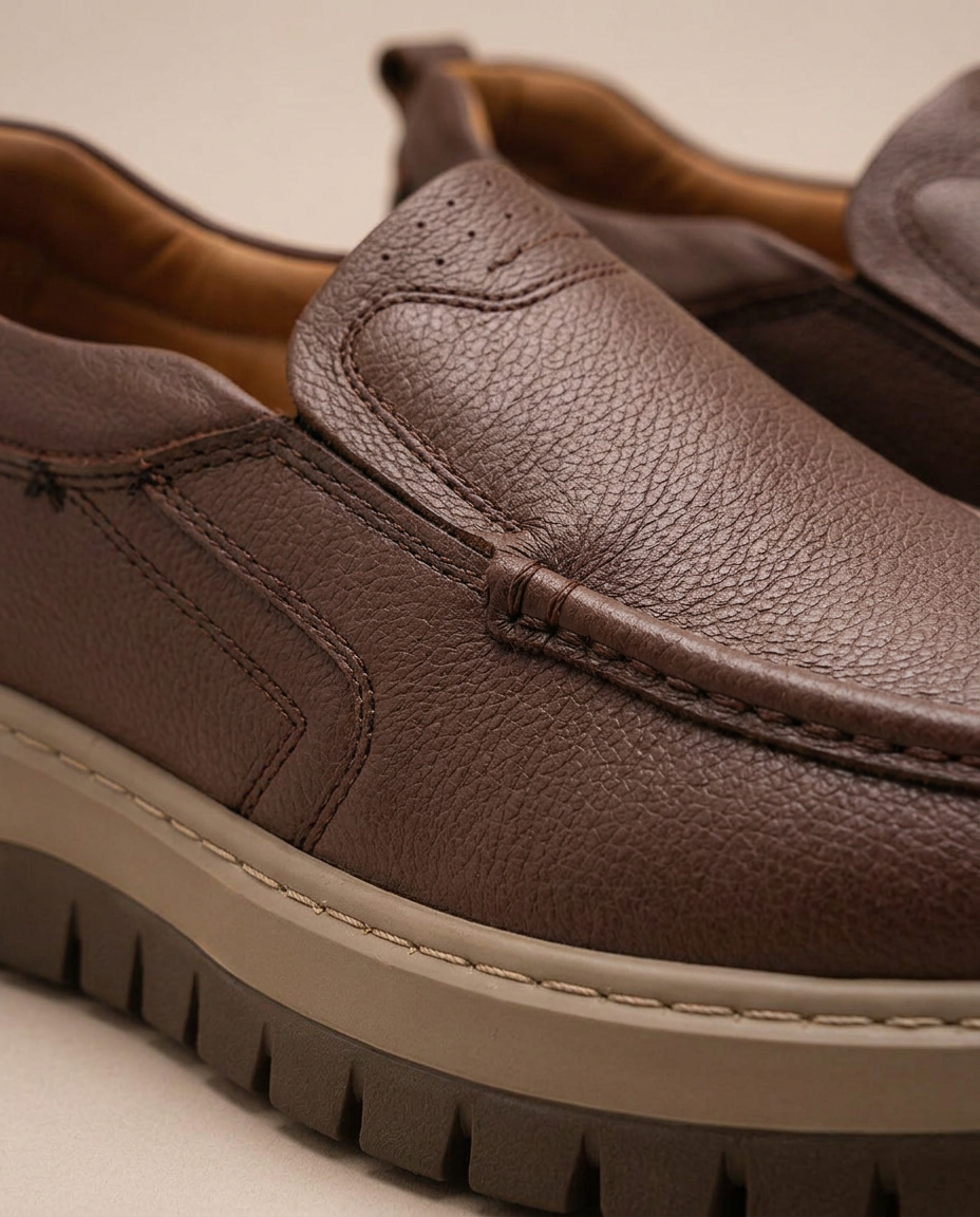 MOV Casual Boat Shoe - Mustard