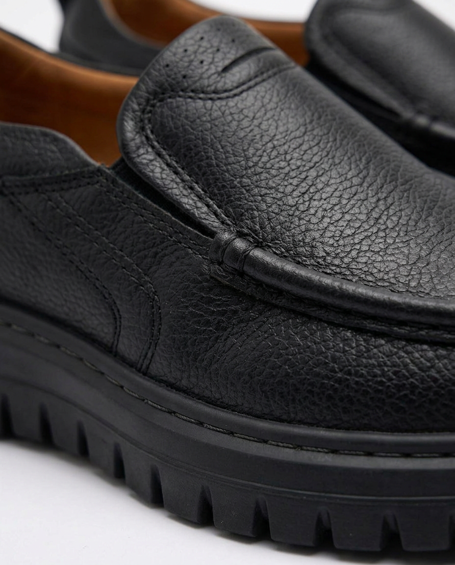 MOV Casual Boat Shoe - Black
