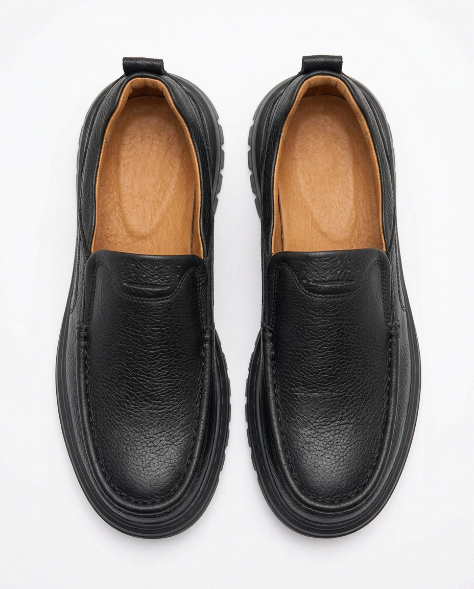 MOV Casual Boat Shoe - Black