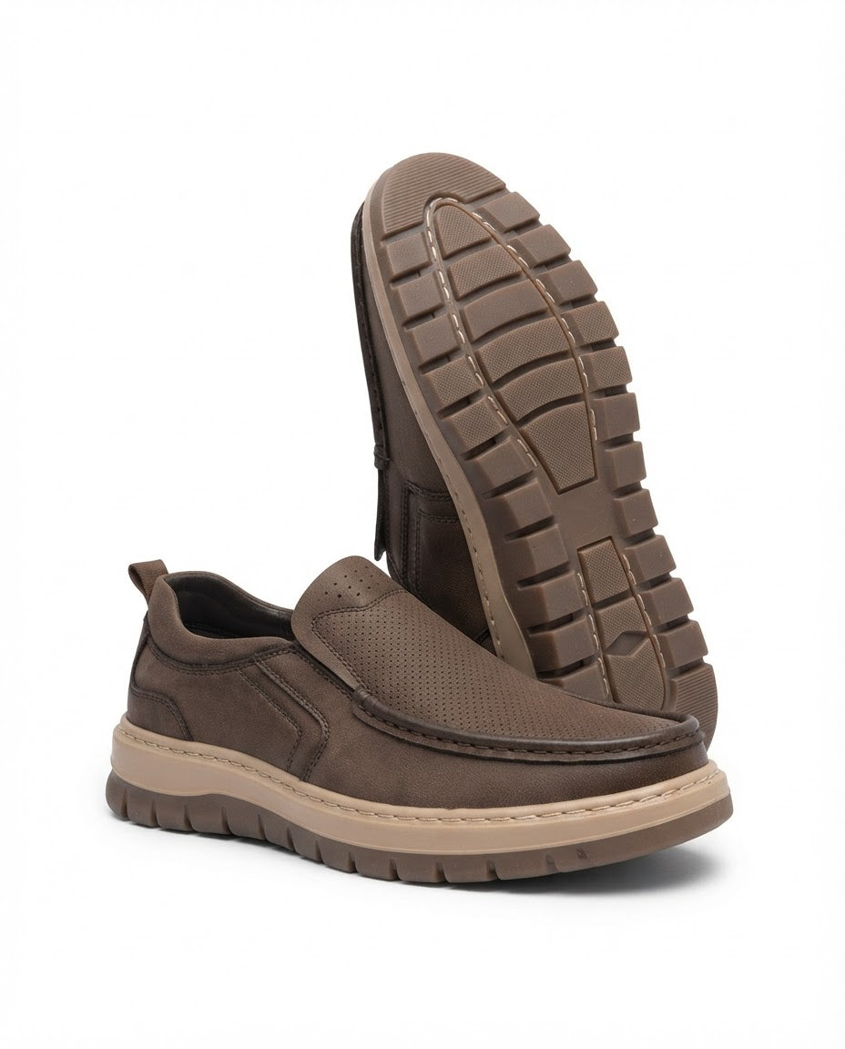 MOV Casual Moccasin - Brown