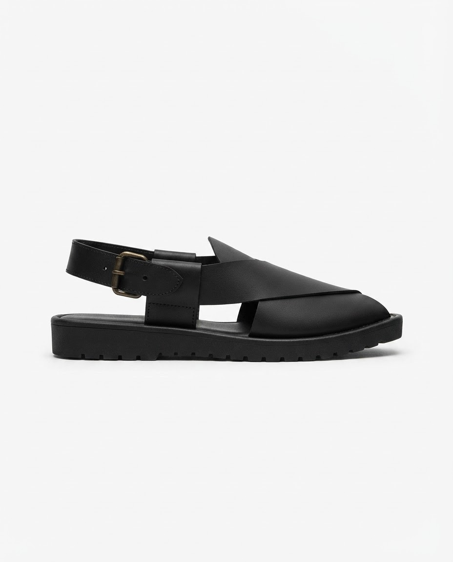 MOV Heritage Sandal - Black