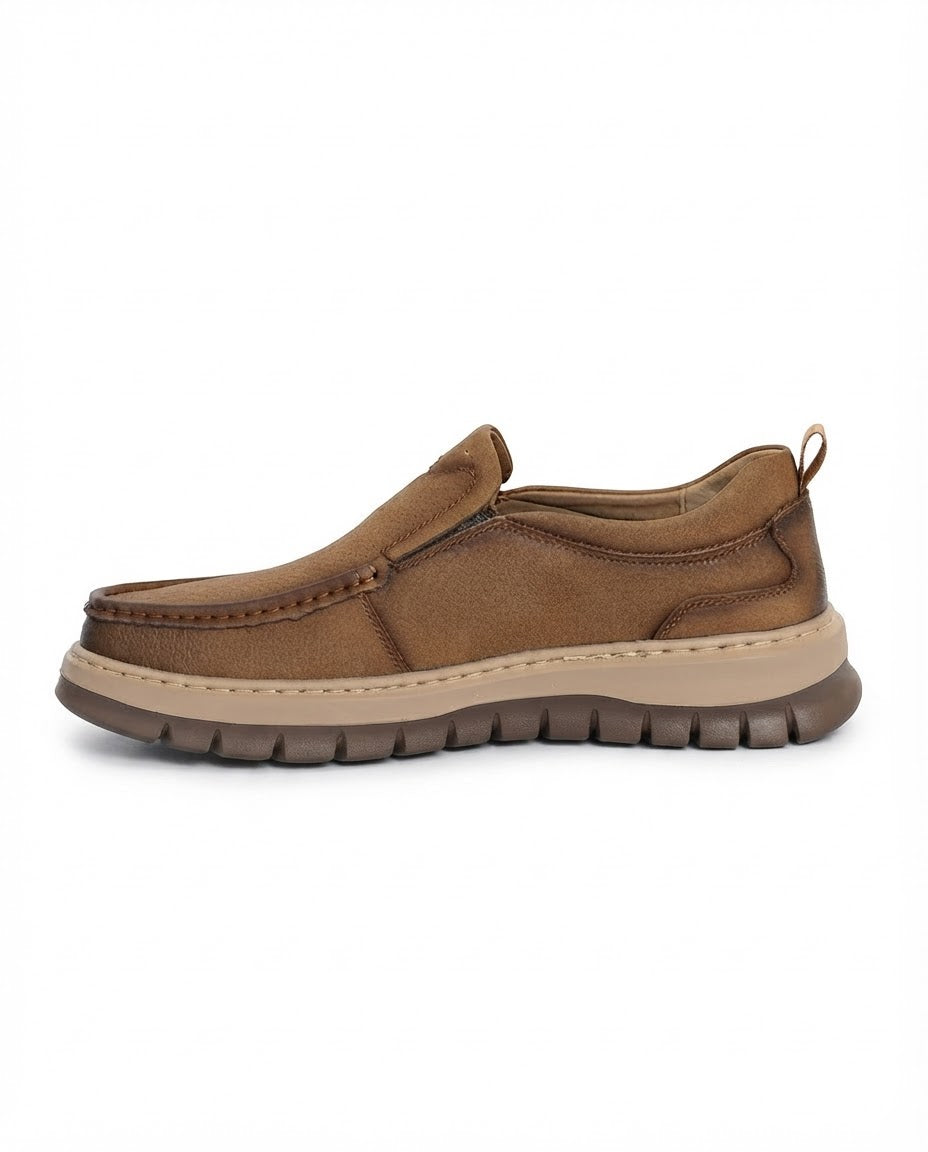 MOV Casual Moccasin - Khaki