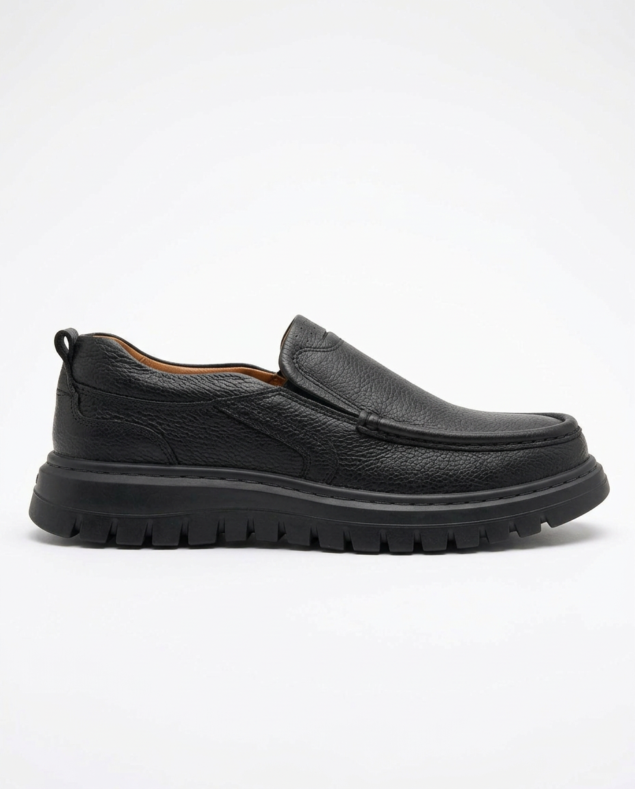MOV Casual Boat Shoe - Black