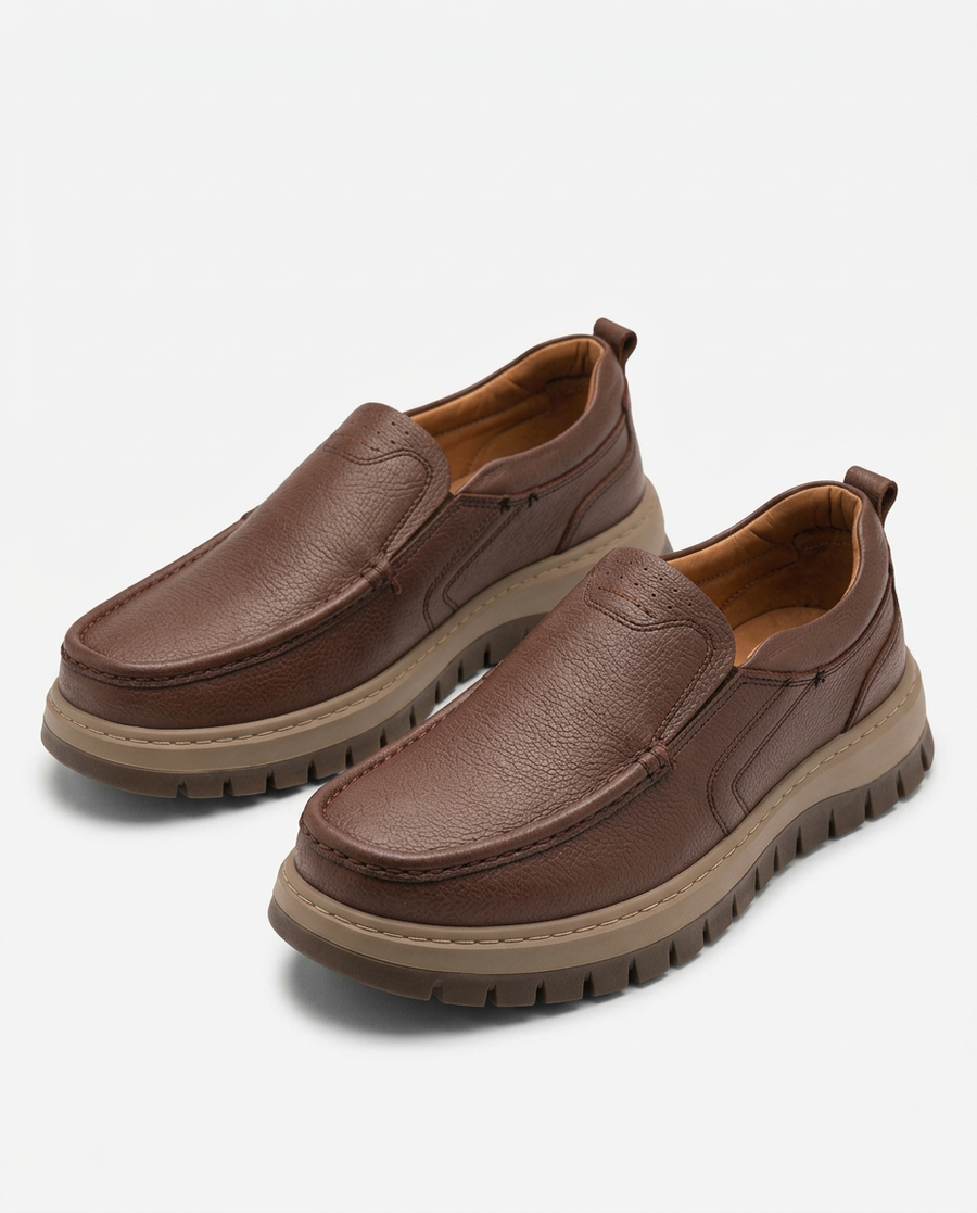 MOV Casual Boat Shoe - Mustard