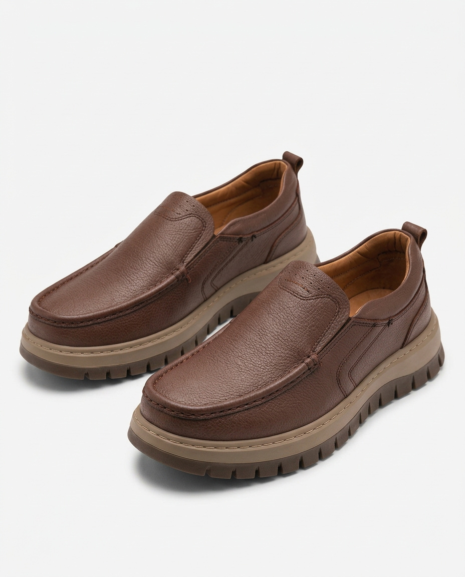 MOV Casual Boat Shoe - Mustard