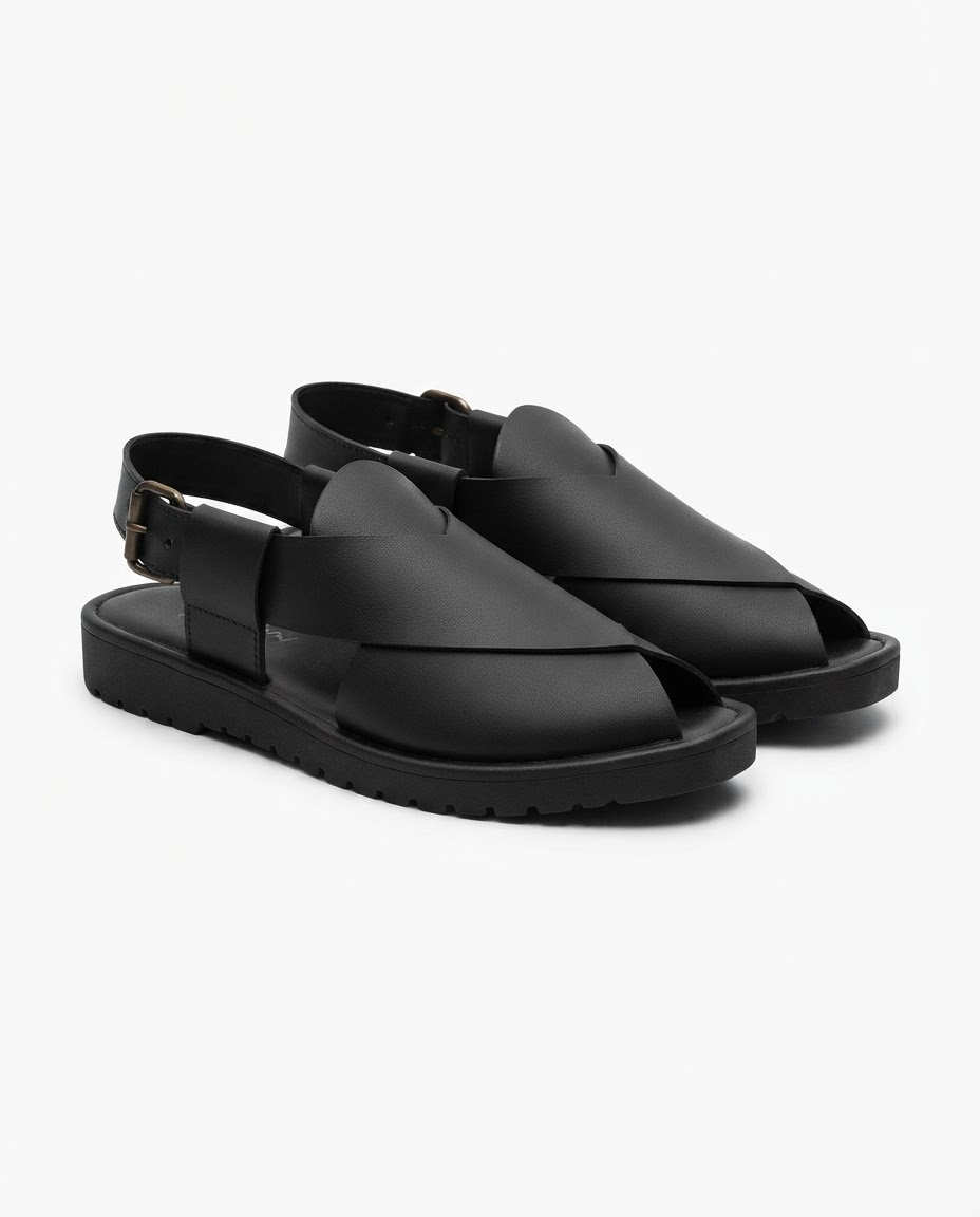 MOV Heritage Sandal - Black