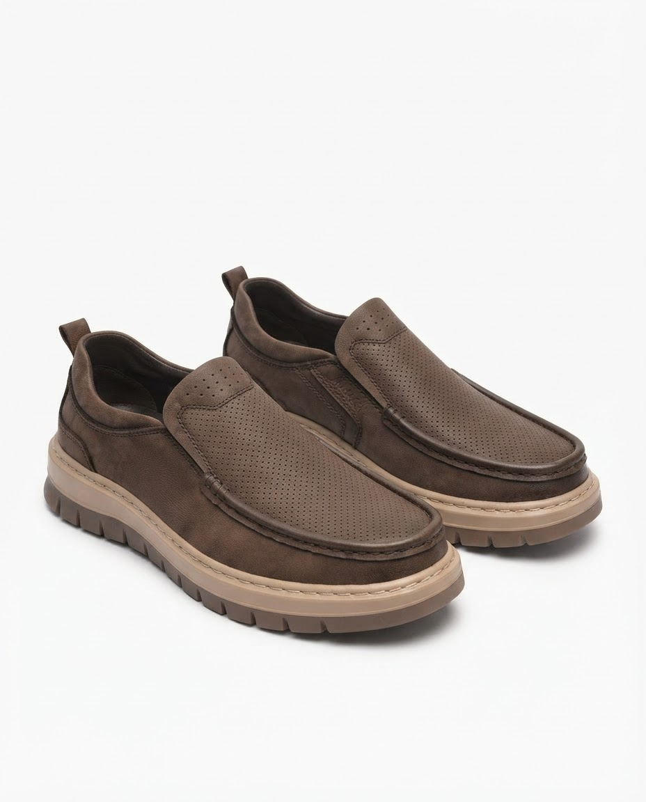 MOV Casual Moccasin - Brown