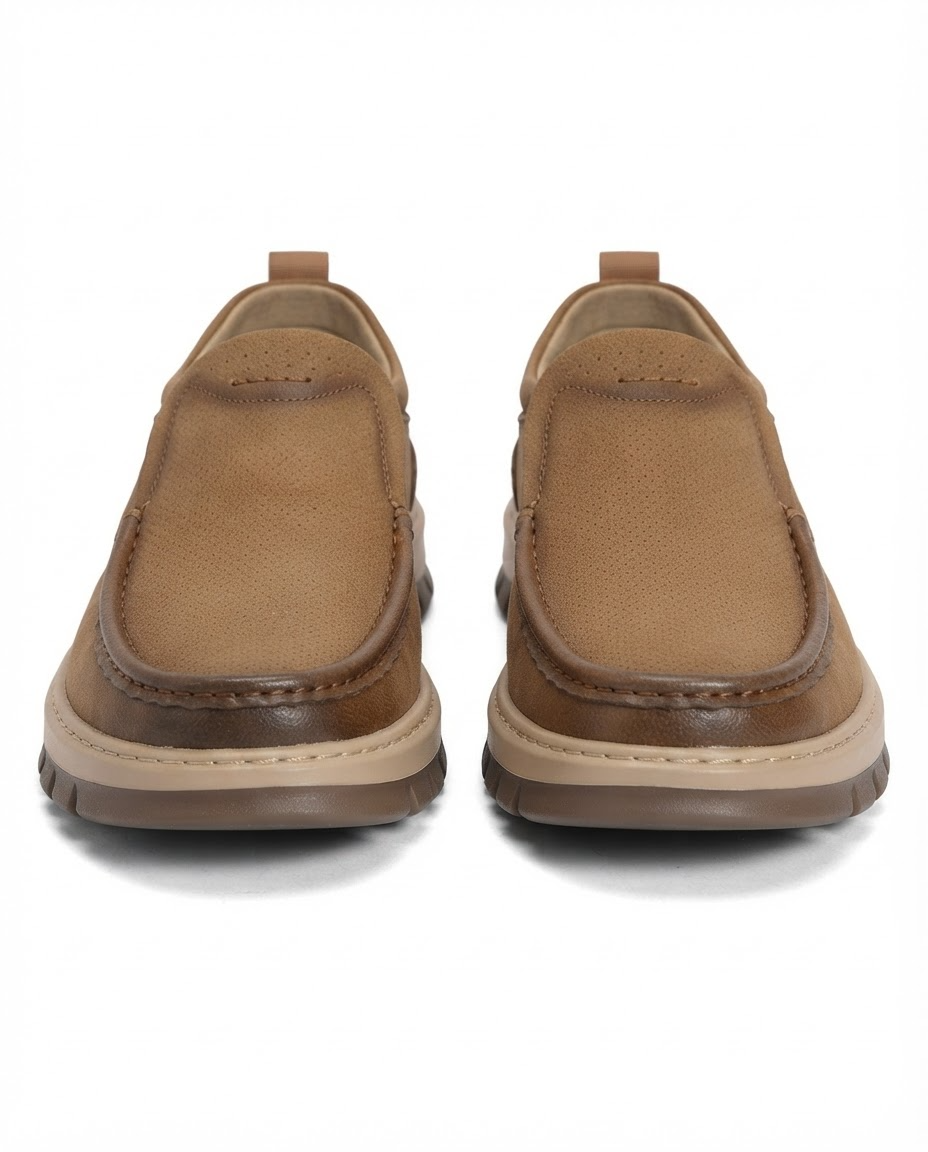 MOV Casual Moccasin - Khaki