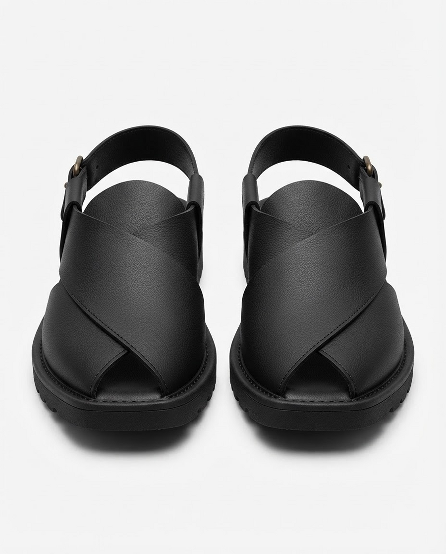 MOV Heritage Sandal - Black